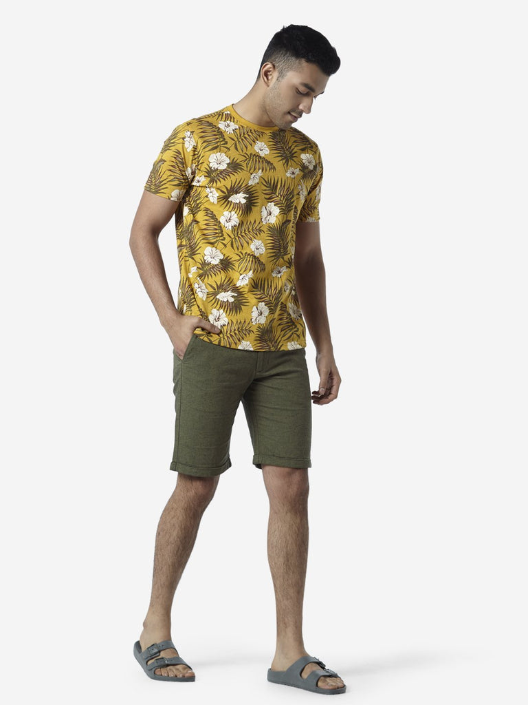 ETA Olive Slim Fit Shorts