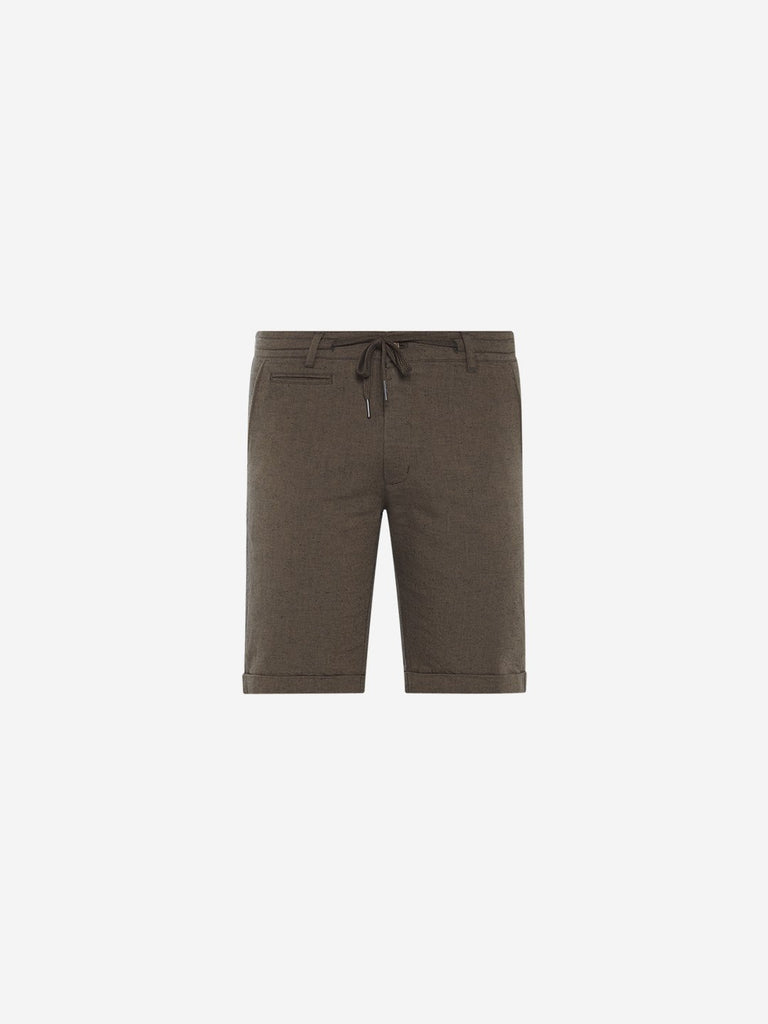ETA Brown Slim Fit Shorts