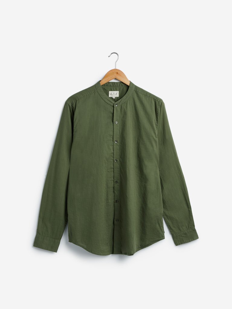 ETA Olive Resort Fit Casual Shirt