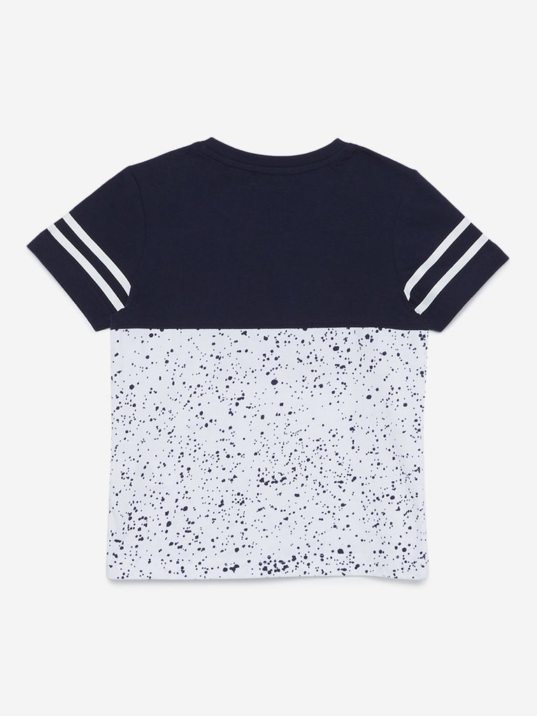 HOP Kids Navy Reversible Sequin T-Shirt