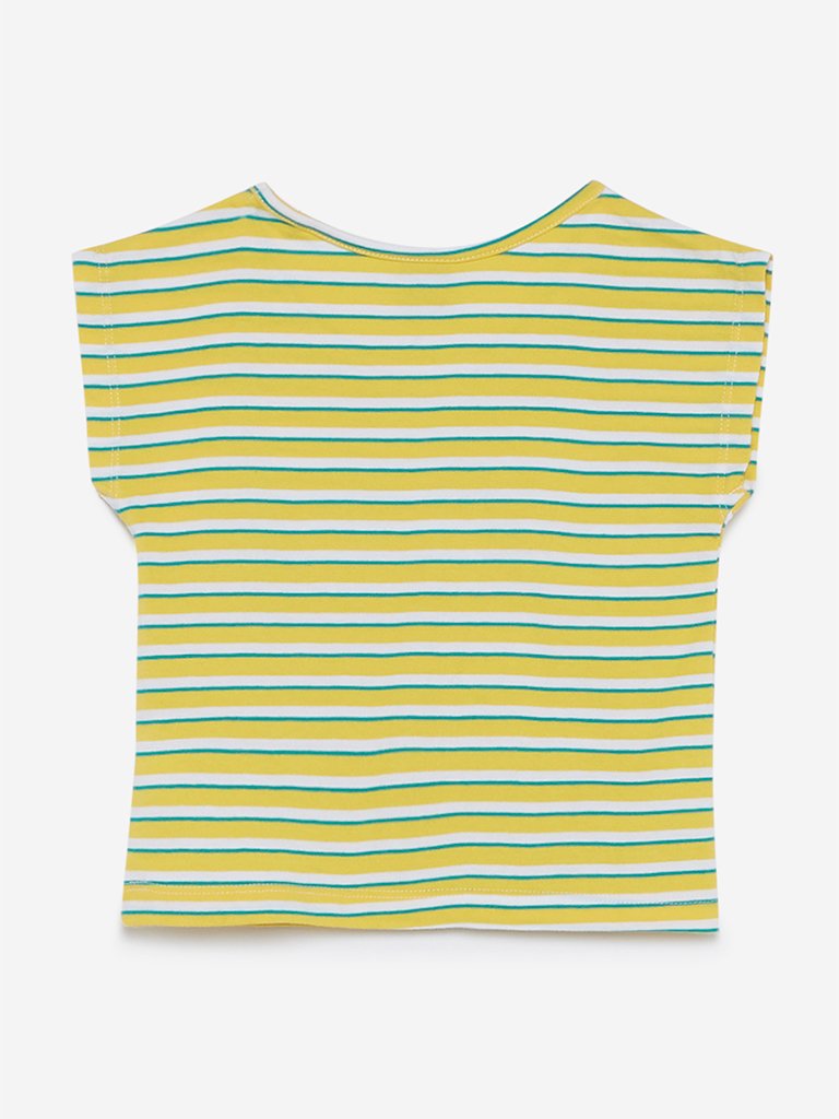 HOP Kids Green Sequinned T-Shirt