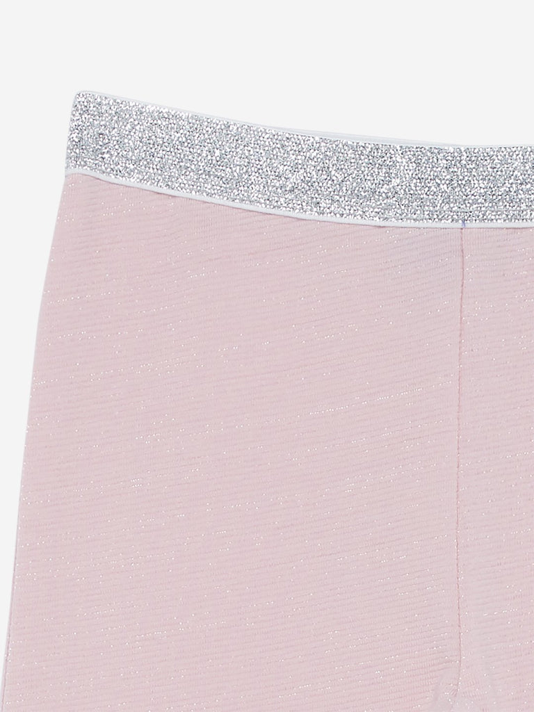 HOP Kids Pink Striped Leggings