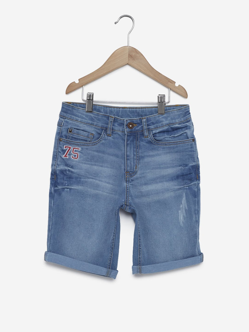 Y&F Kids Blue Denim Nexus Shorts