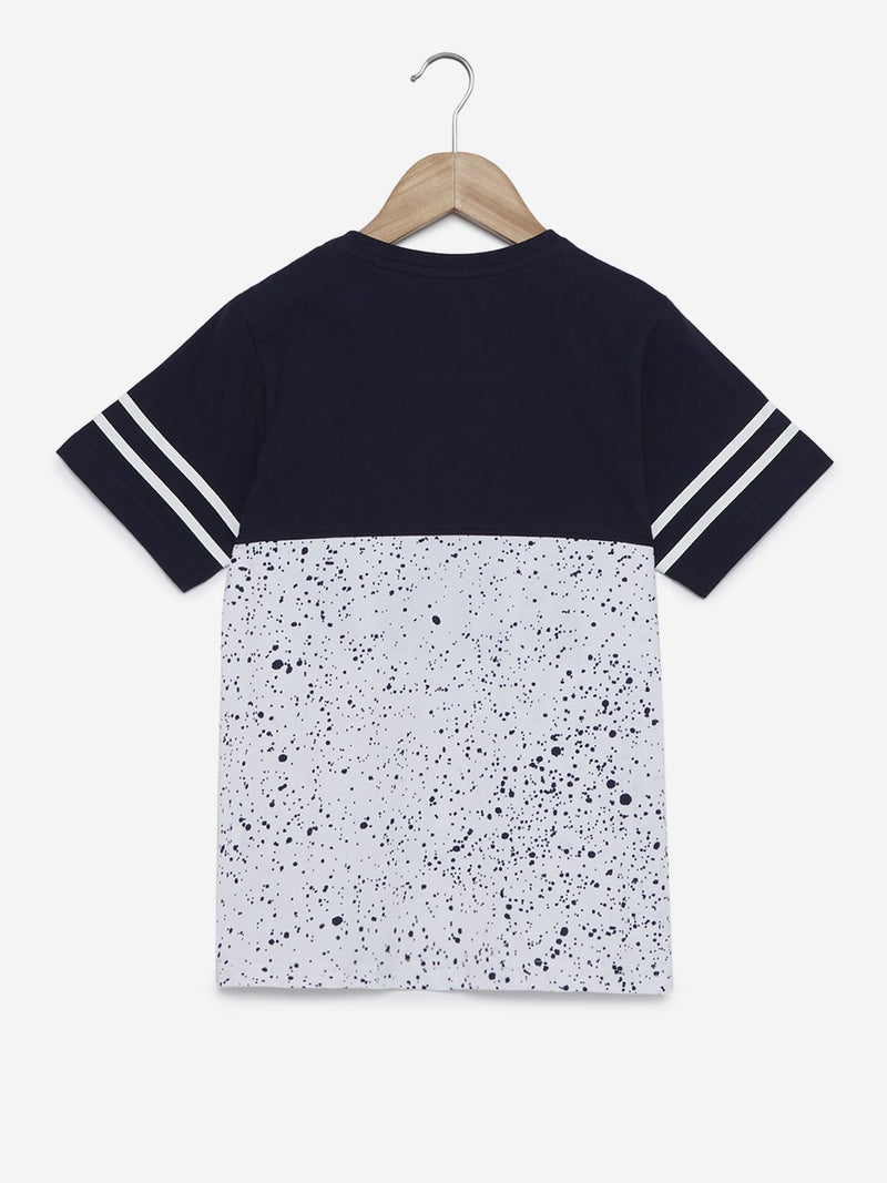 Y&F Kids Navy Reversible Sequin T-Shirt