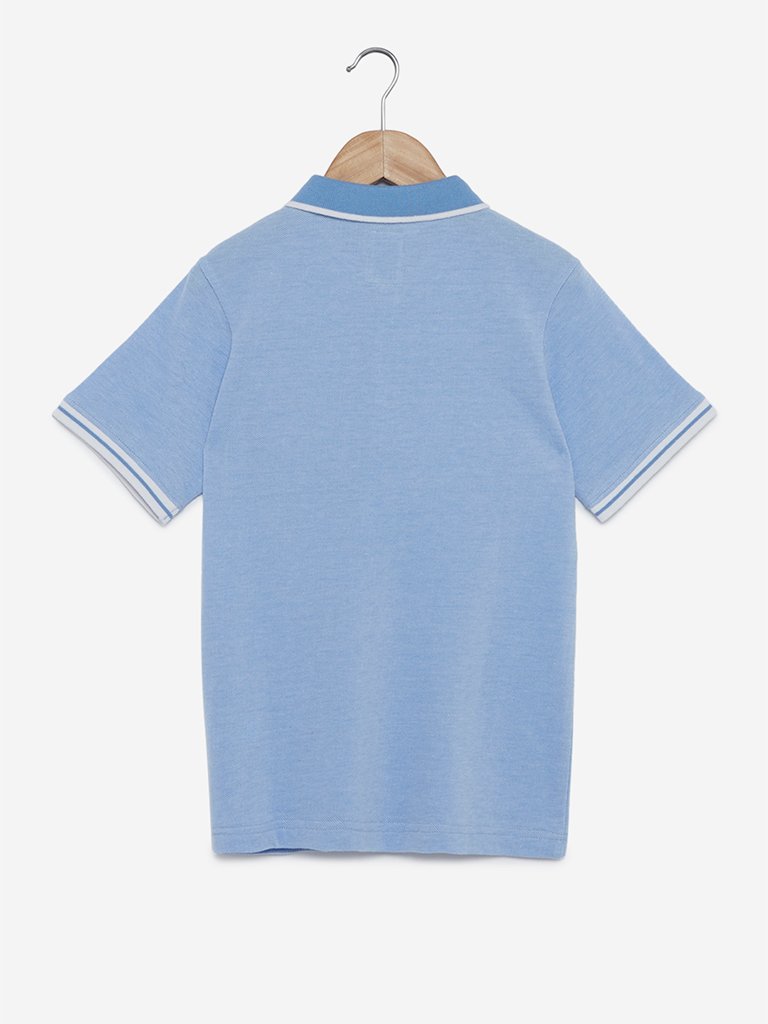 Y&F Kids Light Blue Polo T-Shirt