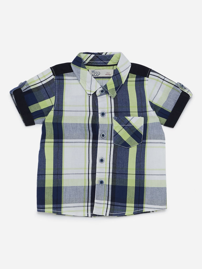 Baby HOP Multicolour Checkered Shirt