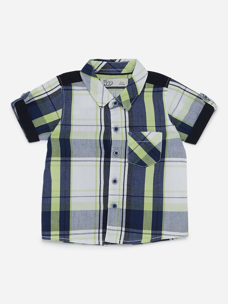 Baby HOP Multicolour Checkered Shirt