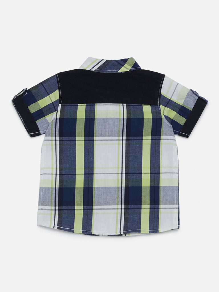Baby HOP Multicolour Checkered Shirt