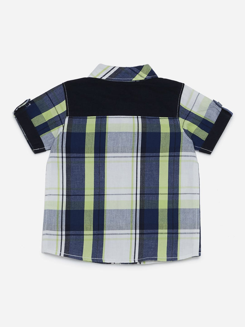 Baby HOP Multicolour Checkered Shirt