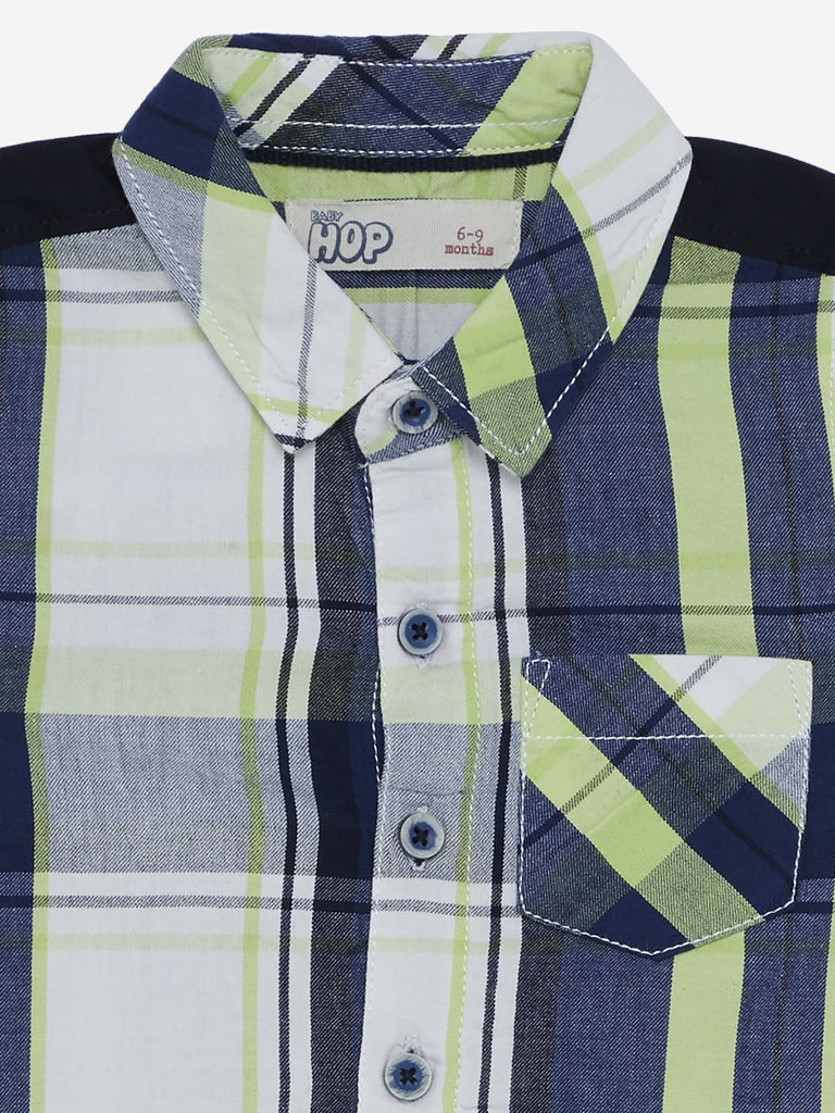 Baby HOP Multicolour Checkered Shirt