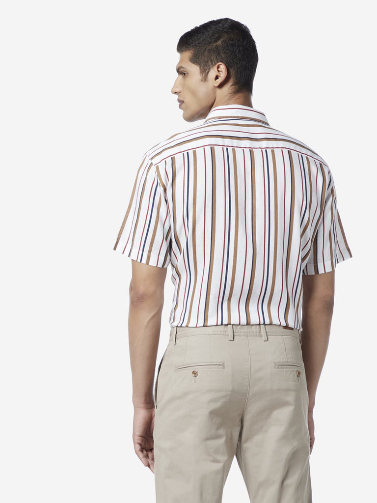 Ascot Multicolour Striped Relaxed Fit Shirt