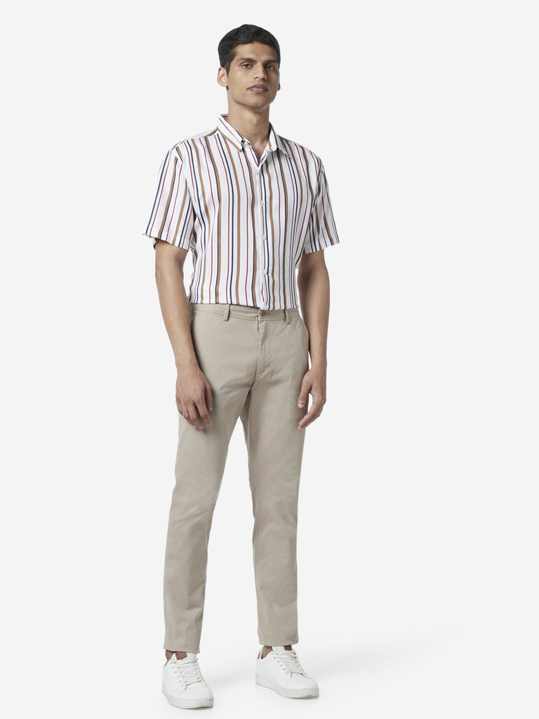 Ascot Multicolour Striped Relaxed Fit Shirt