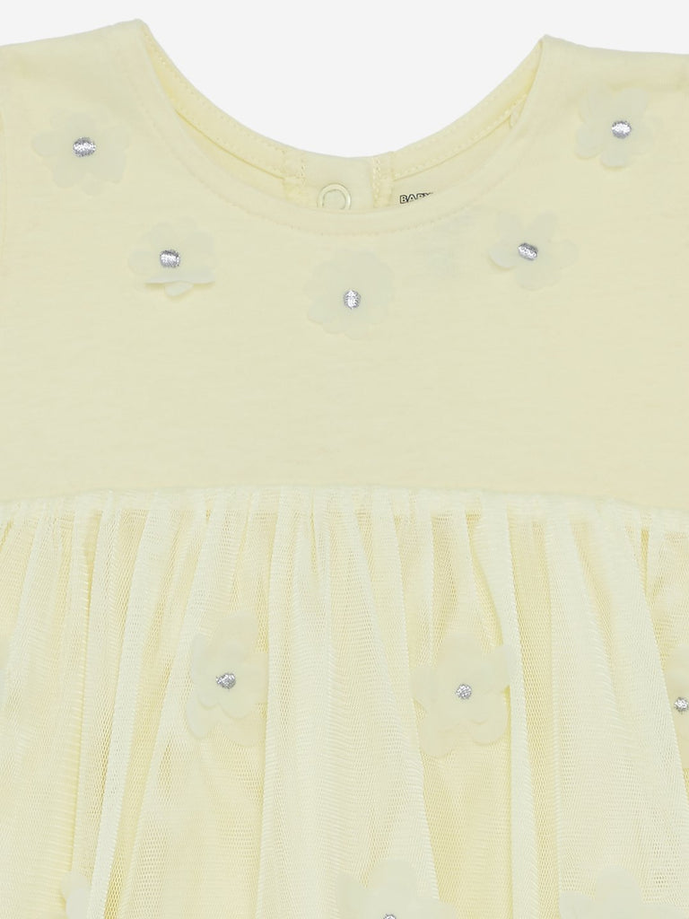 Baby HOP Light Yellow Floral Ann Dress