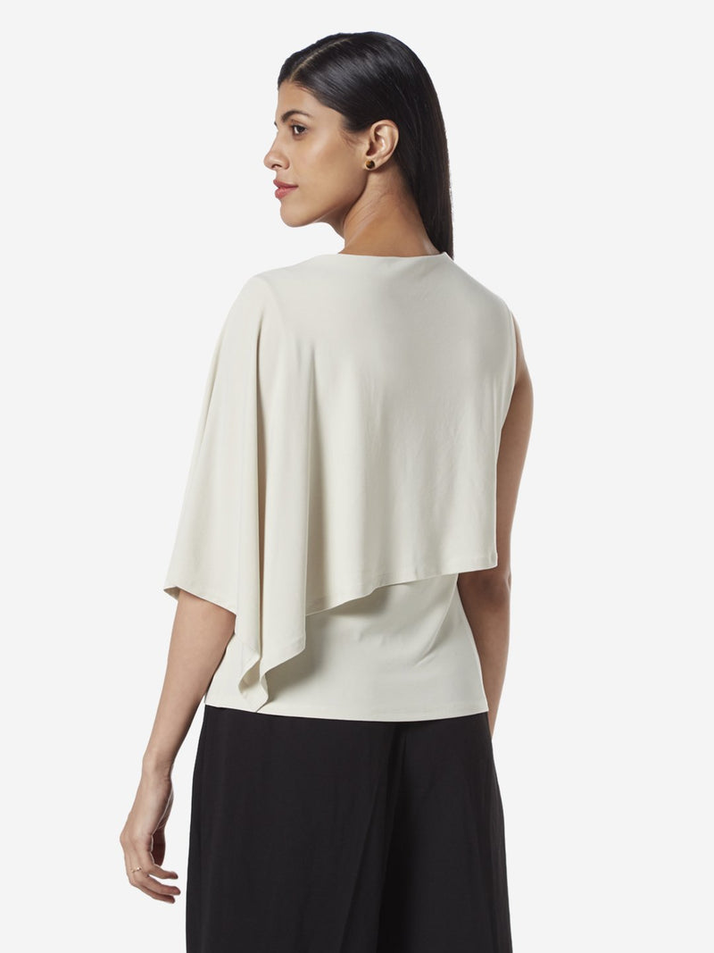 Wardrobe Ecru Cape Ivy Top