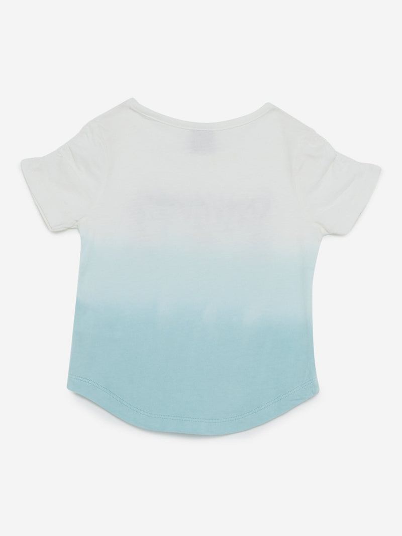 HOP Kids Light Blue Tassel-Detailed Myra T-Shirt
