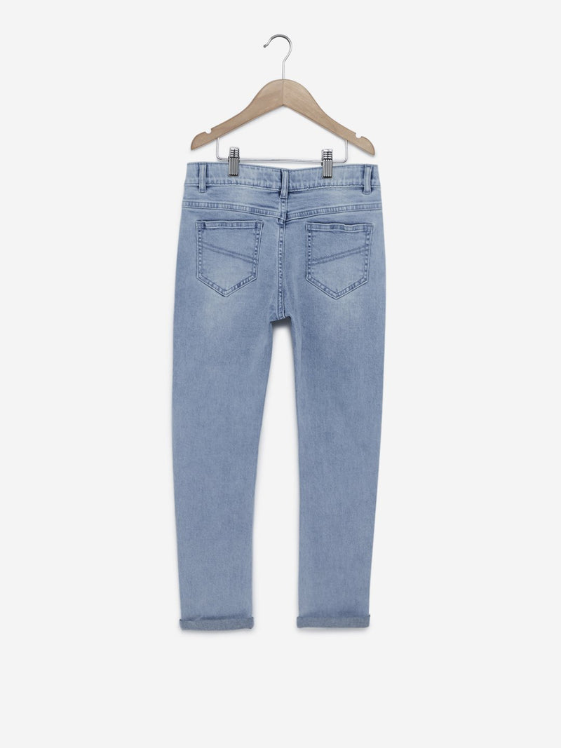 Y&F Kids Light Blue Leo Jeans