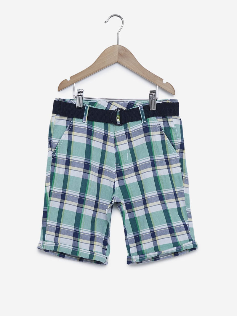 Y&F Kids Multicolour Mike Shorts With Belt