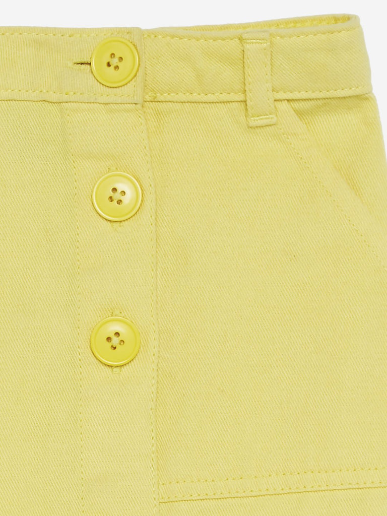 HOP Kids Yellow Denim Skirt
