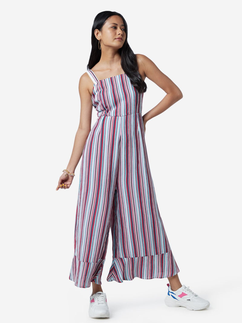 Nuon Multicolour Striped Faith Jumpsuit