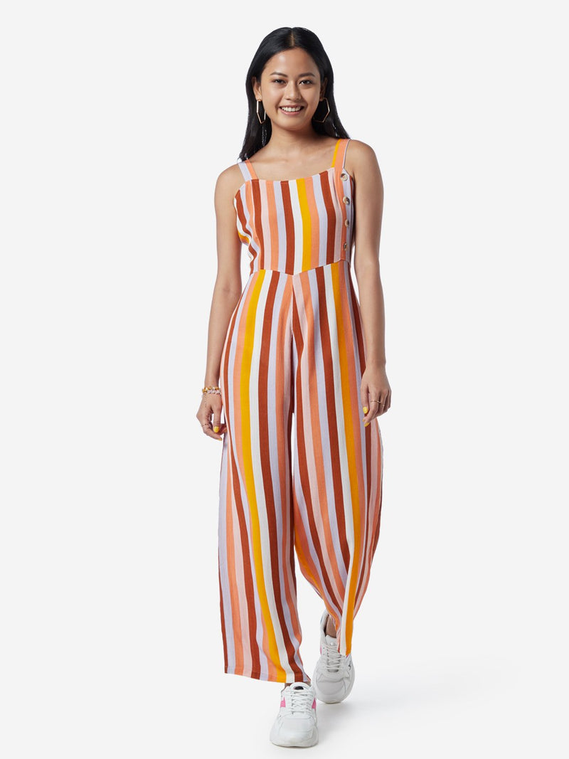 Nuon Multicolour Striped Shermy Jumpsuit