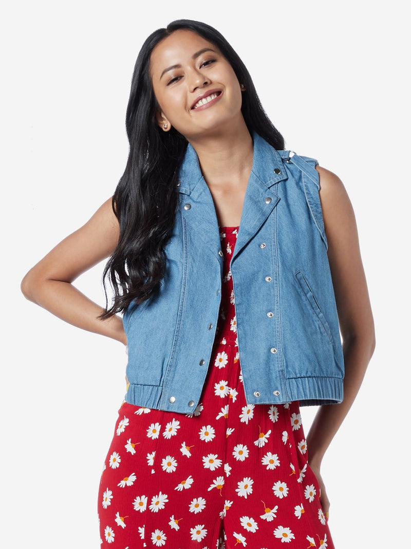 Nuon Blue Archer Denim Jacket