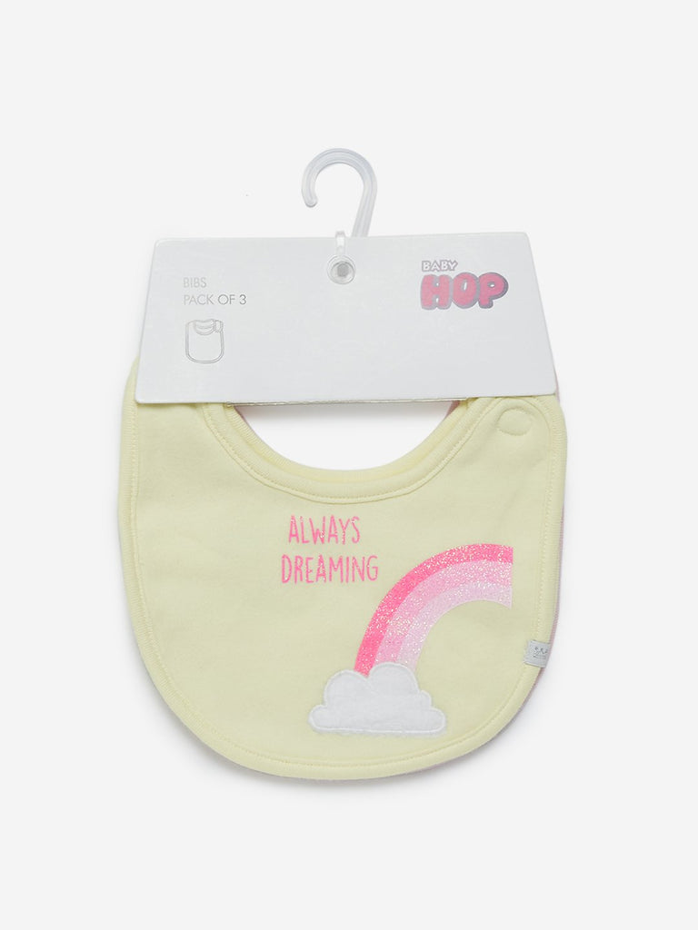 Baby HOP Multicolour Printed Bibs Set Of Three