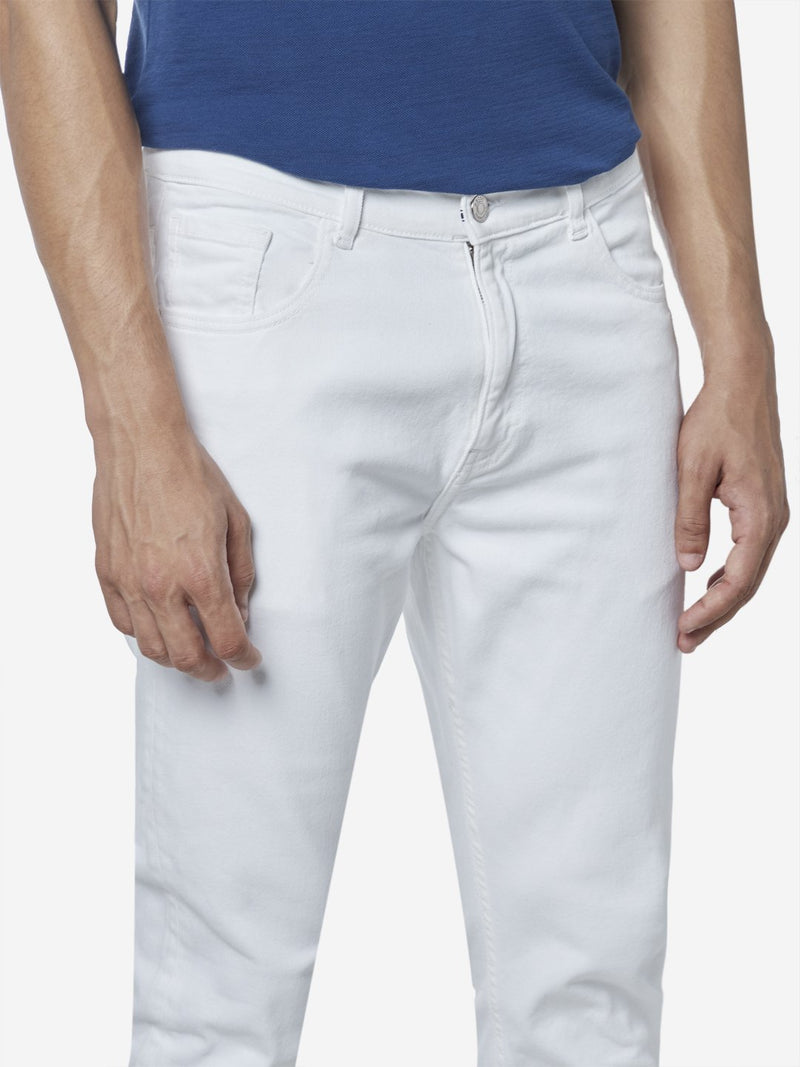 Ascot White Slim Fit Jeans