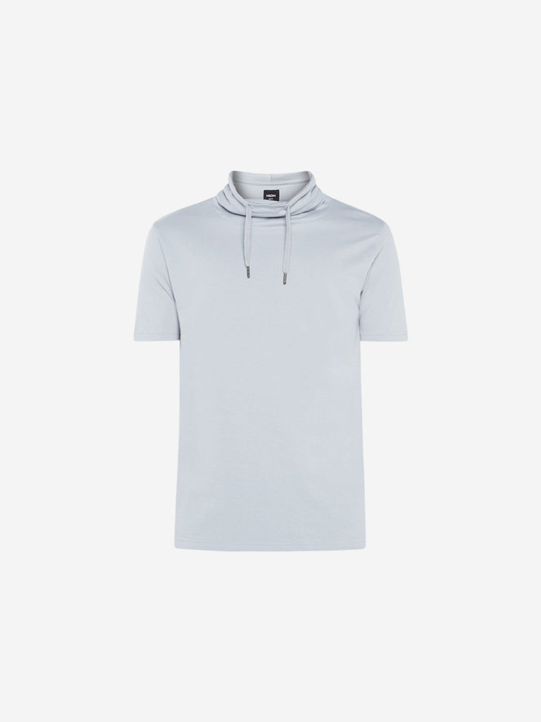 Nuon Grey Snood Neck Slim Fit T-Shirt