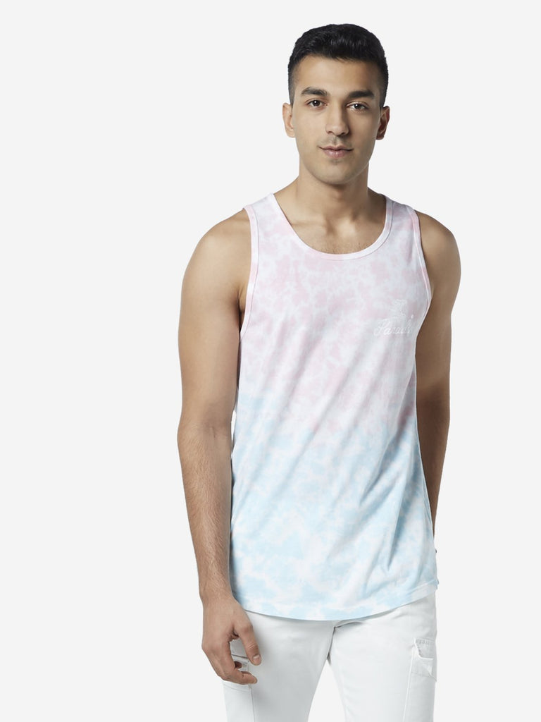 Nuon Multicolour Slim Fit Tank T-Shirt