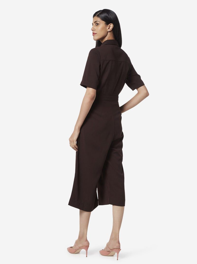 Wardrobe Dark Brown Streak Jumpsuit