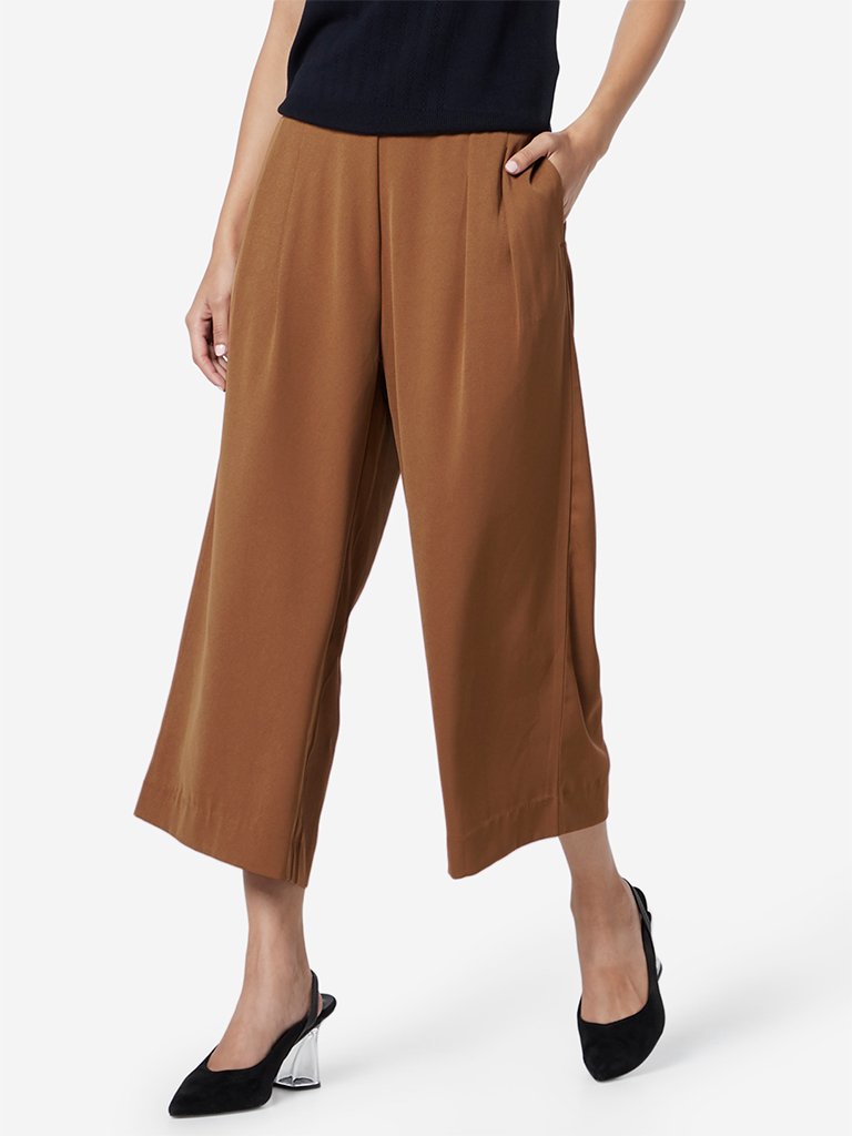 Wardrobe Brown Rayna Culottes