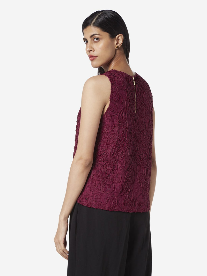 Wardrobe Berry Cord Design Nikki Top