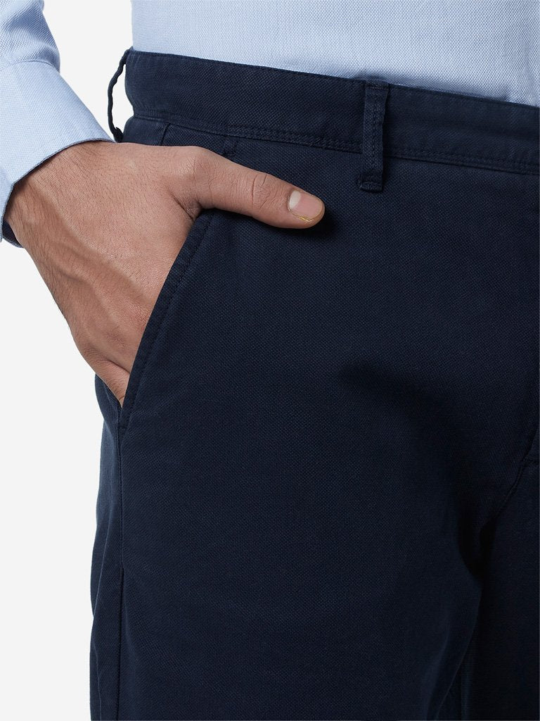 Ascot Navy Relaxed Fit Chinos