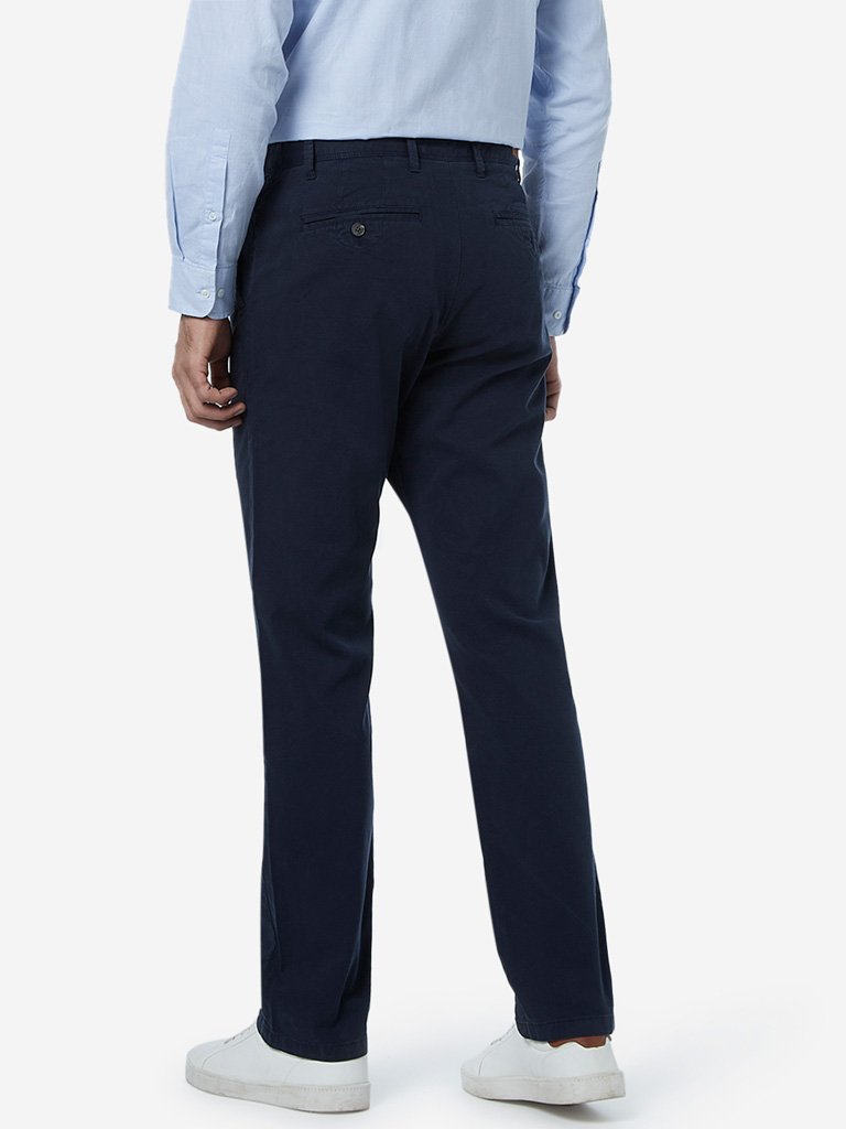 Ascot Navy Relaxed Fit Chinos