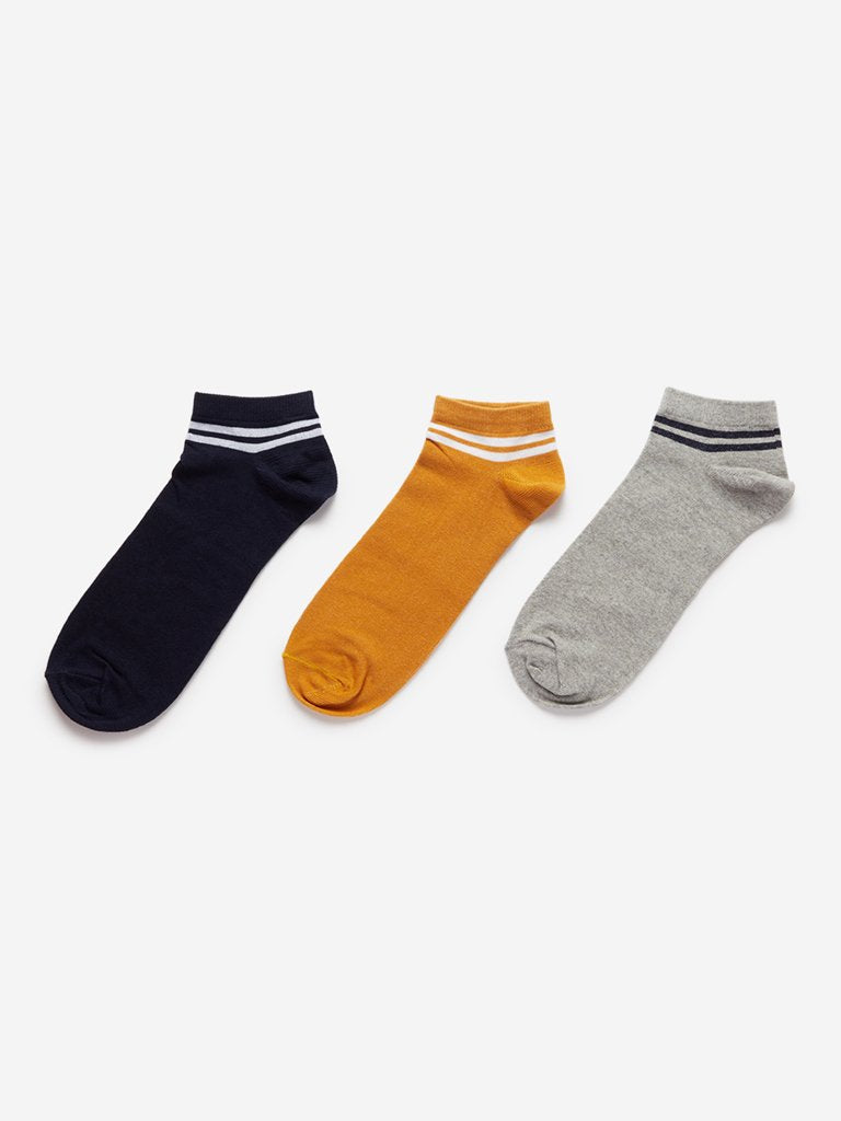 WES Lounge Multi Trainer Socks Pack Of Three