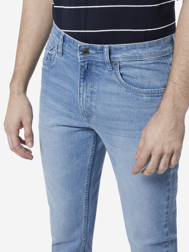 WES Casuals Light Blue Slim Fit Jeans