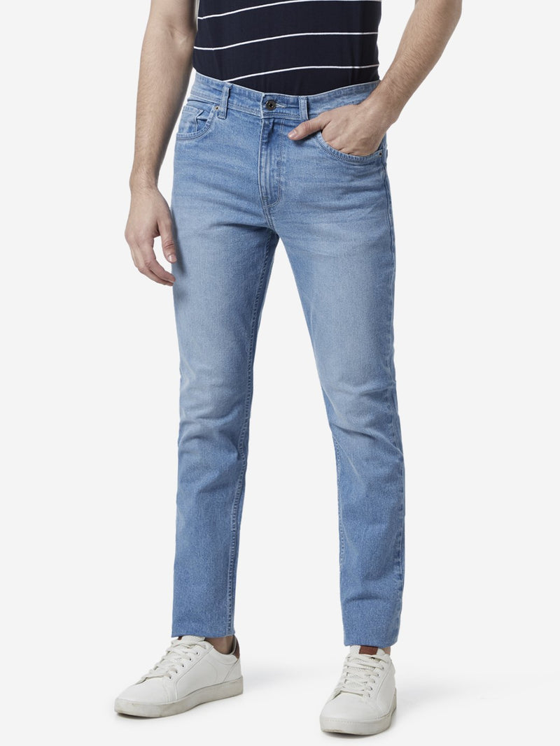 WES Casuals Light Blue Slim Fit Jeans