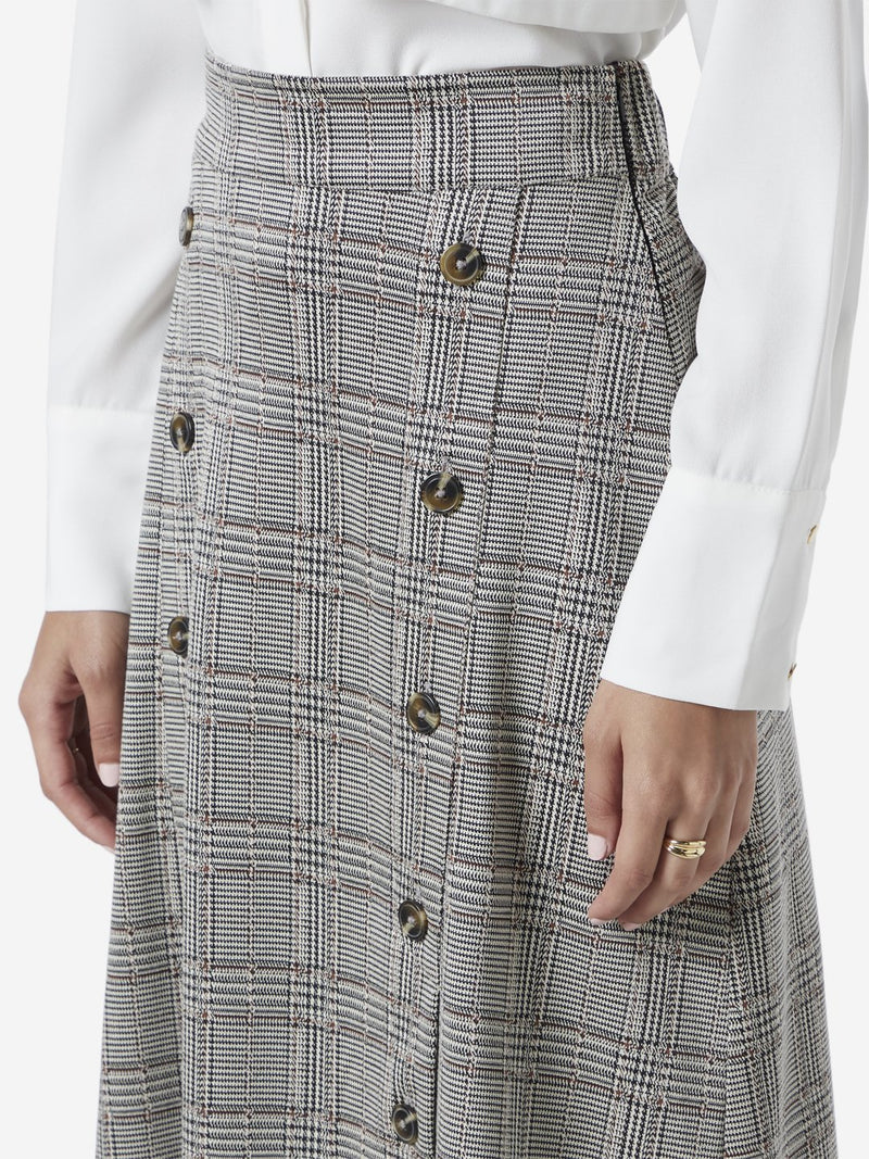 Wardrobe Multicolour Houndstooth Print Skirt