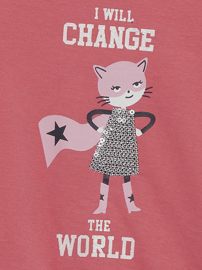 Baby HOP Peach Sequin Sweatshirt Set of Two