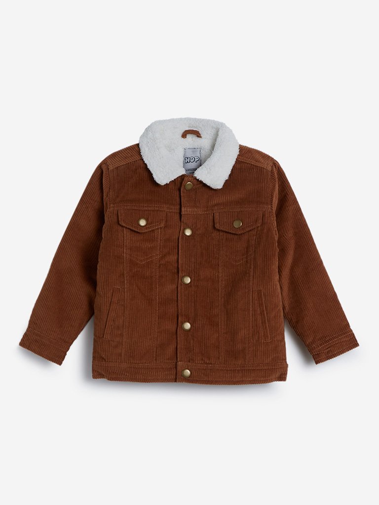HOP Kids Brown Corduroy Jacket