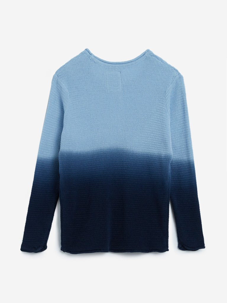 HOP Kids Light Blue Two-Toned T-Shirt