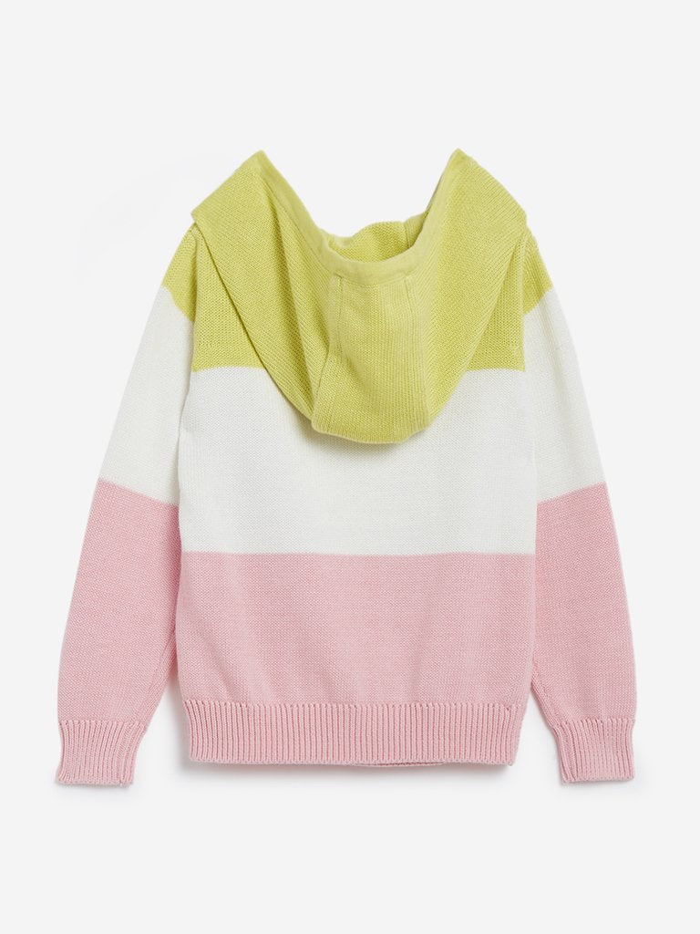 HOP Kids Lime Green Hooded Sweatshirt