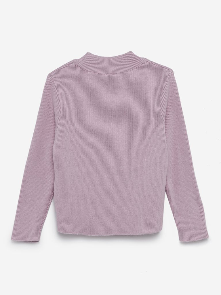 HOP Kids Lilac Unicorn Design Top