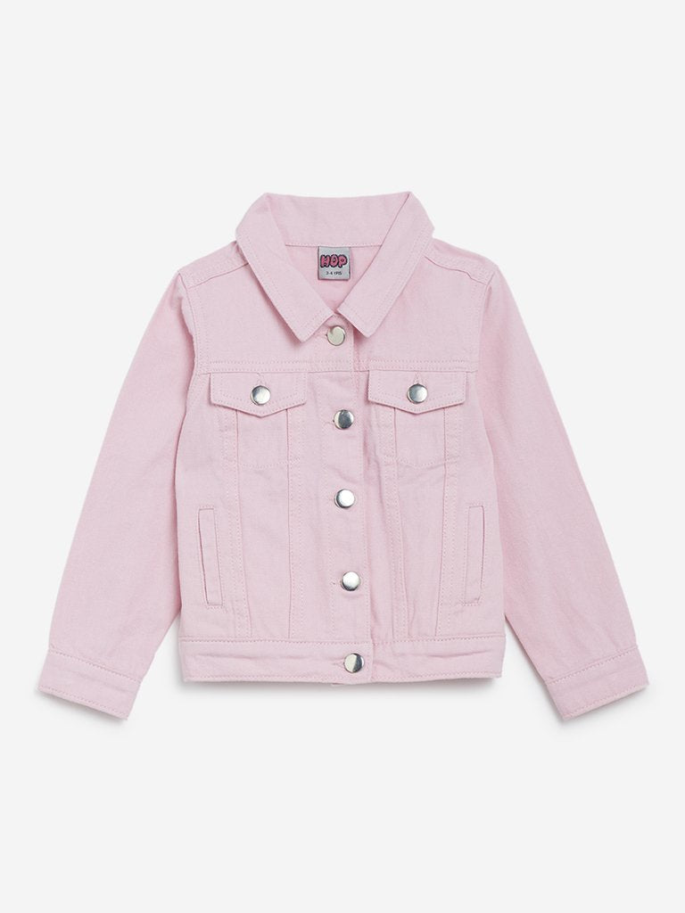 HOP Kids Light Pink Denim Jacket