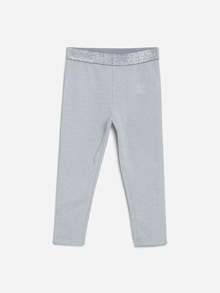 HOP Kids Grey Striped Leggings