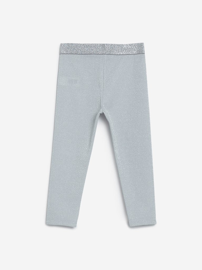 HOP Kids Grey Striped Leggings