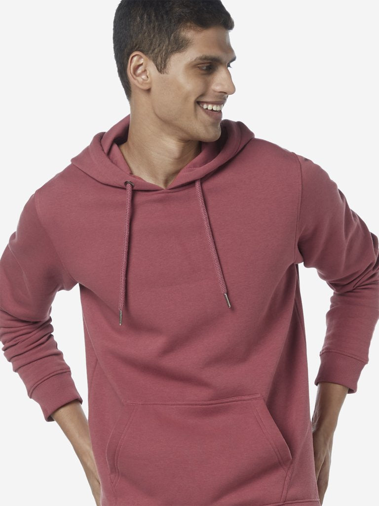 WES Casuals Dusty Pink Relaxed Fit Sweatshirt