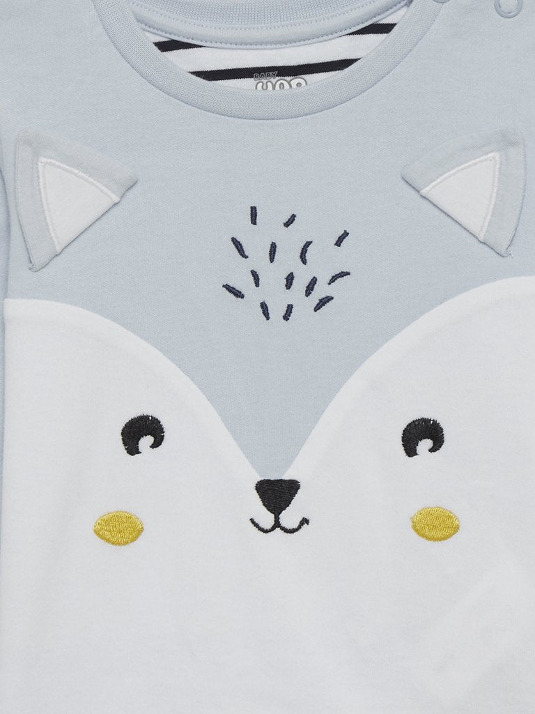 Baby HOP Light-Blue T-Shirt And Pants Set