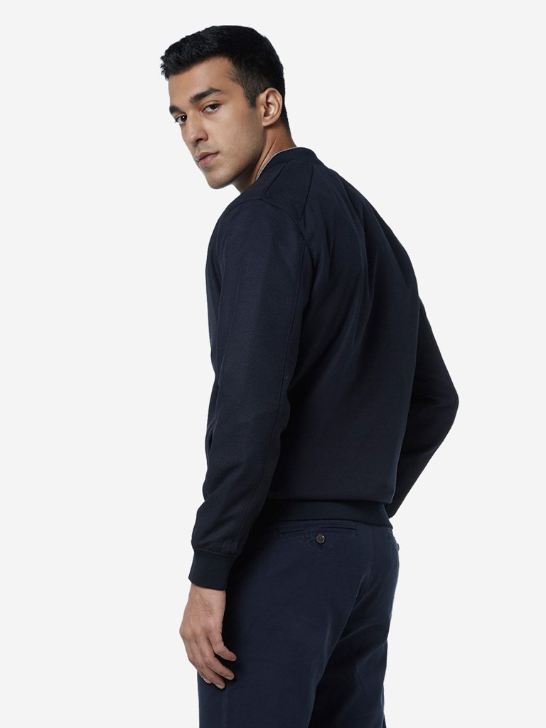 Ascot Navy Relaxed Fit Jacket
