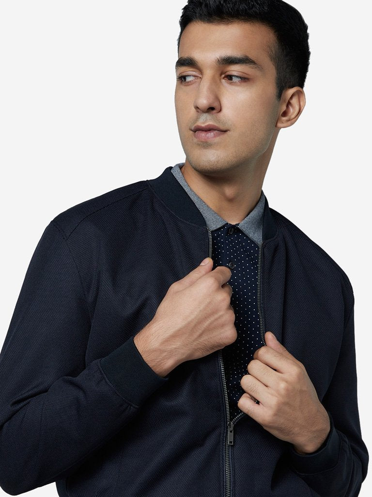 Ascot Navy Relaxed Fit Jacket